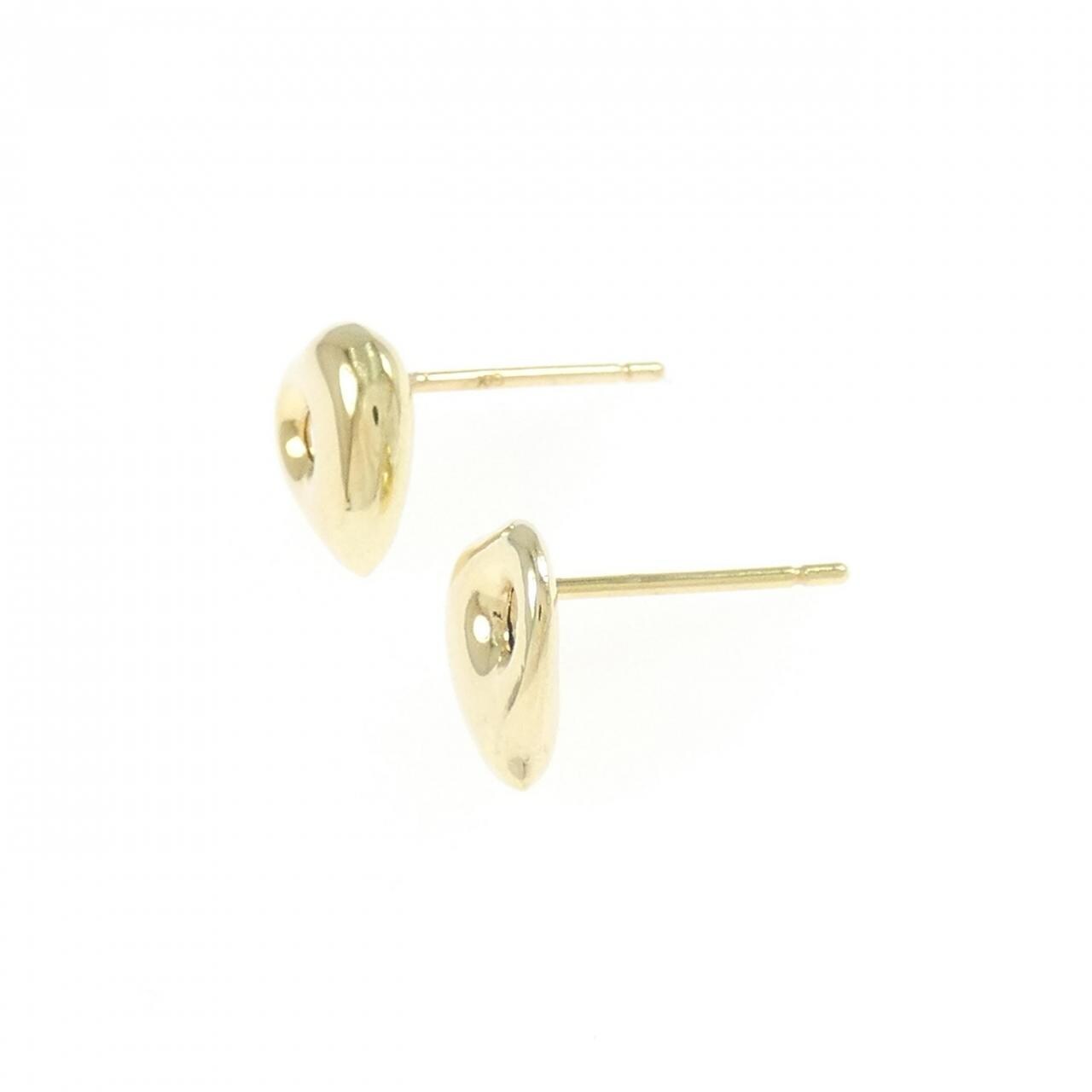【新品】K18YG ハート ピアス
