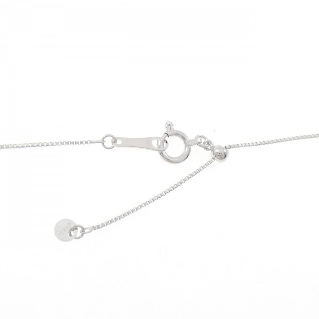 750WG/K18WG ダイヤモンド ネックレス 0.20CT