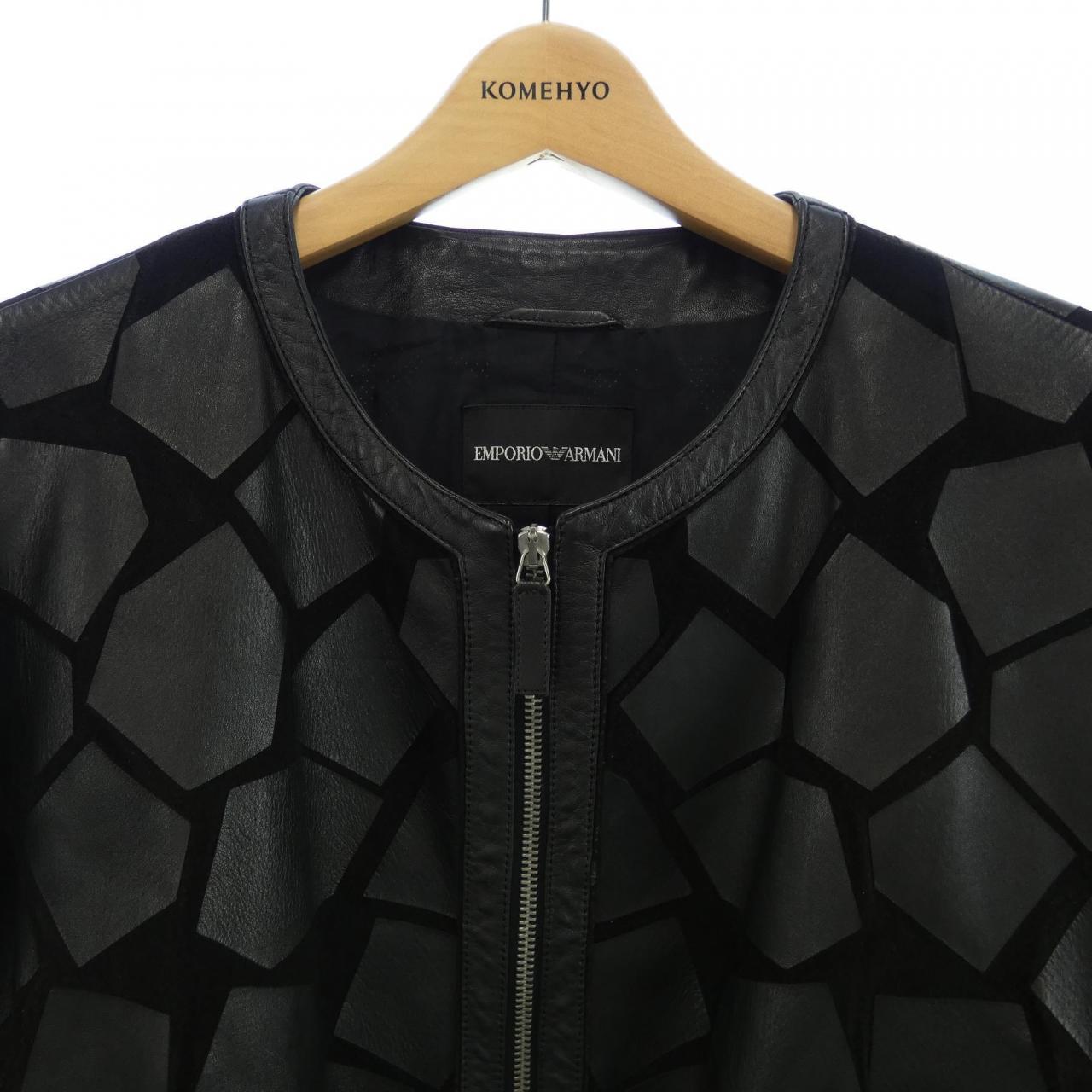 エンポリオアルマーニ EMPORIO ARMANI レザージャケット