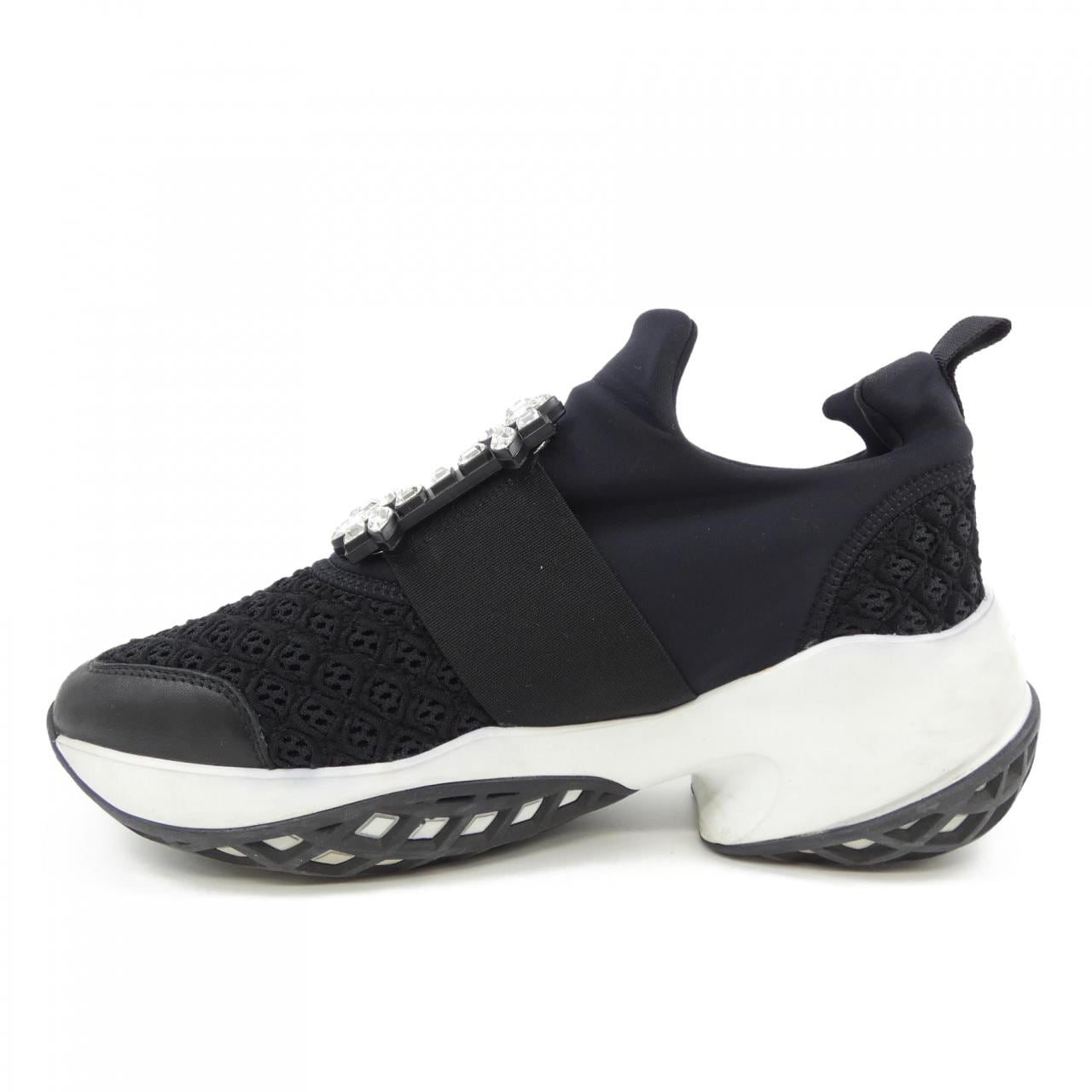 ロジェヴィヴィエ ROGER VIVIER ヴィヴ ラン　ストラスバックル スニーカー