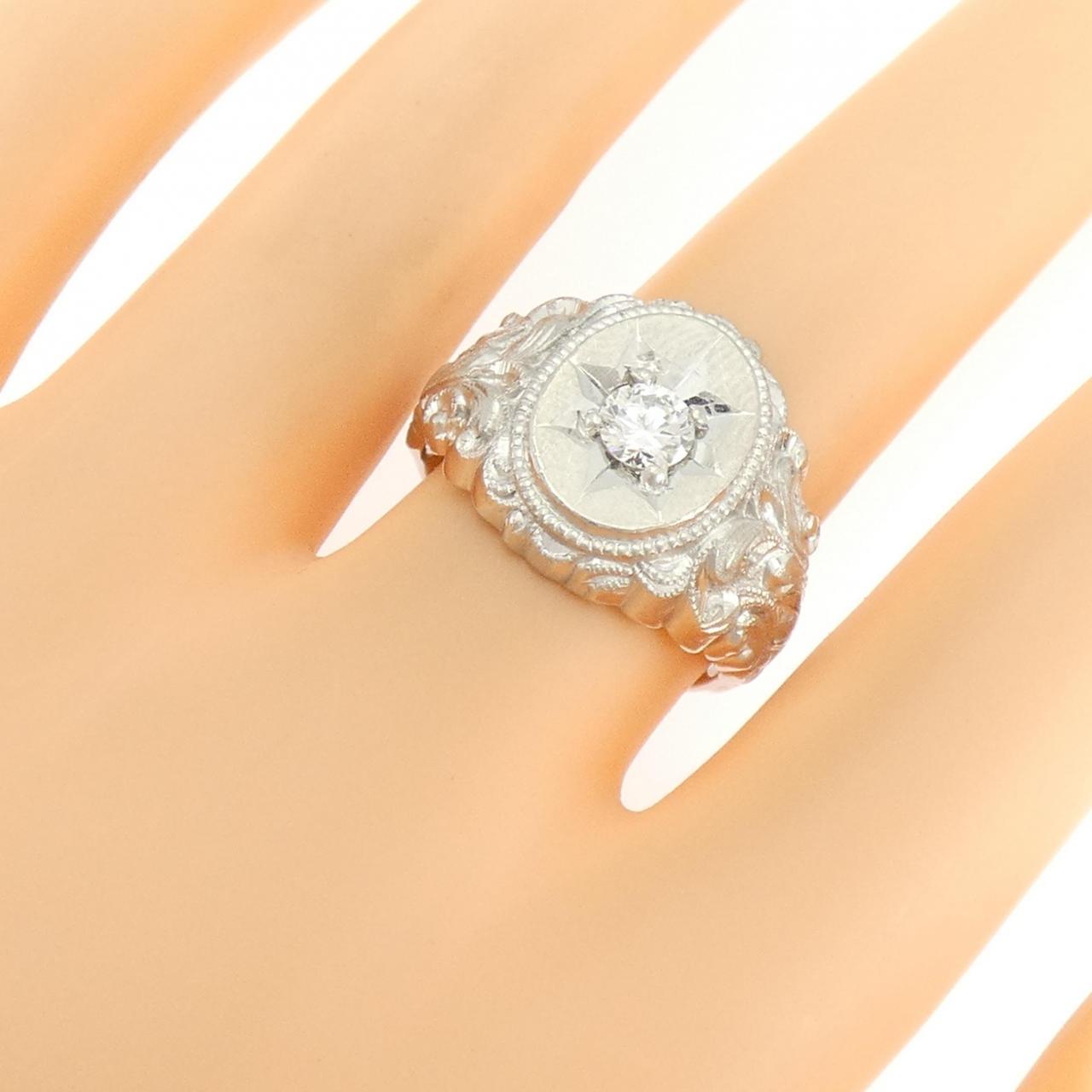 PT900 ダイヤモンド リング 0.37CT
