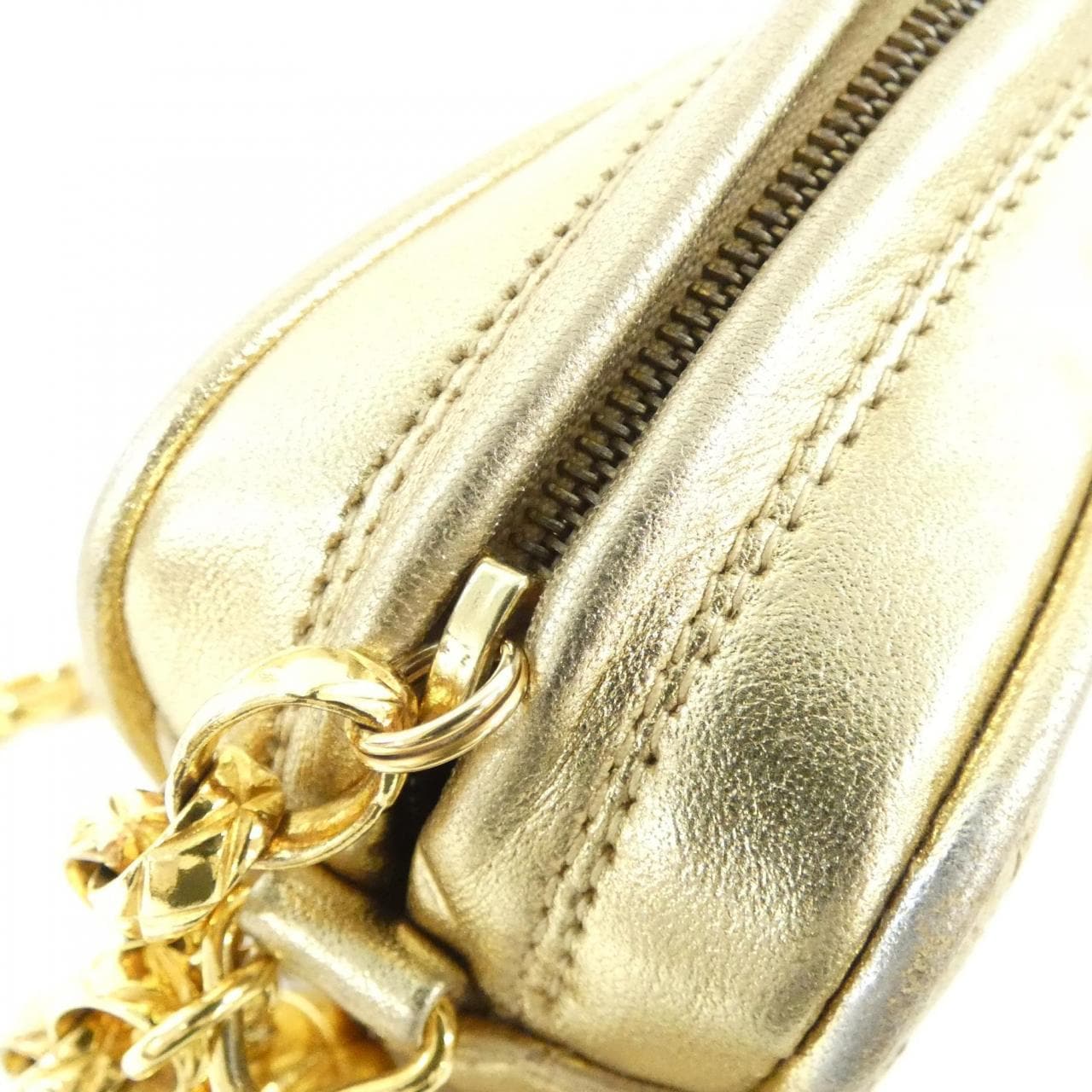 【ヴィンテージ】シャネル ダイヤモンドCC ライン ショルダーバッグ