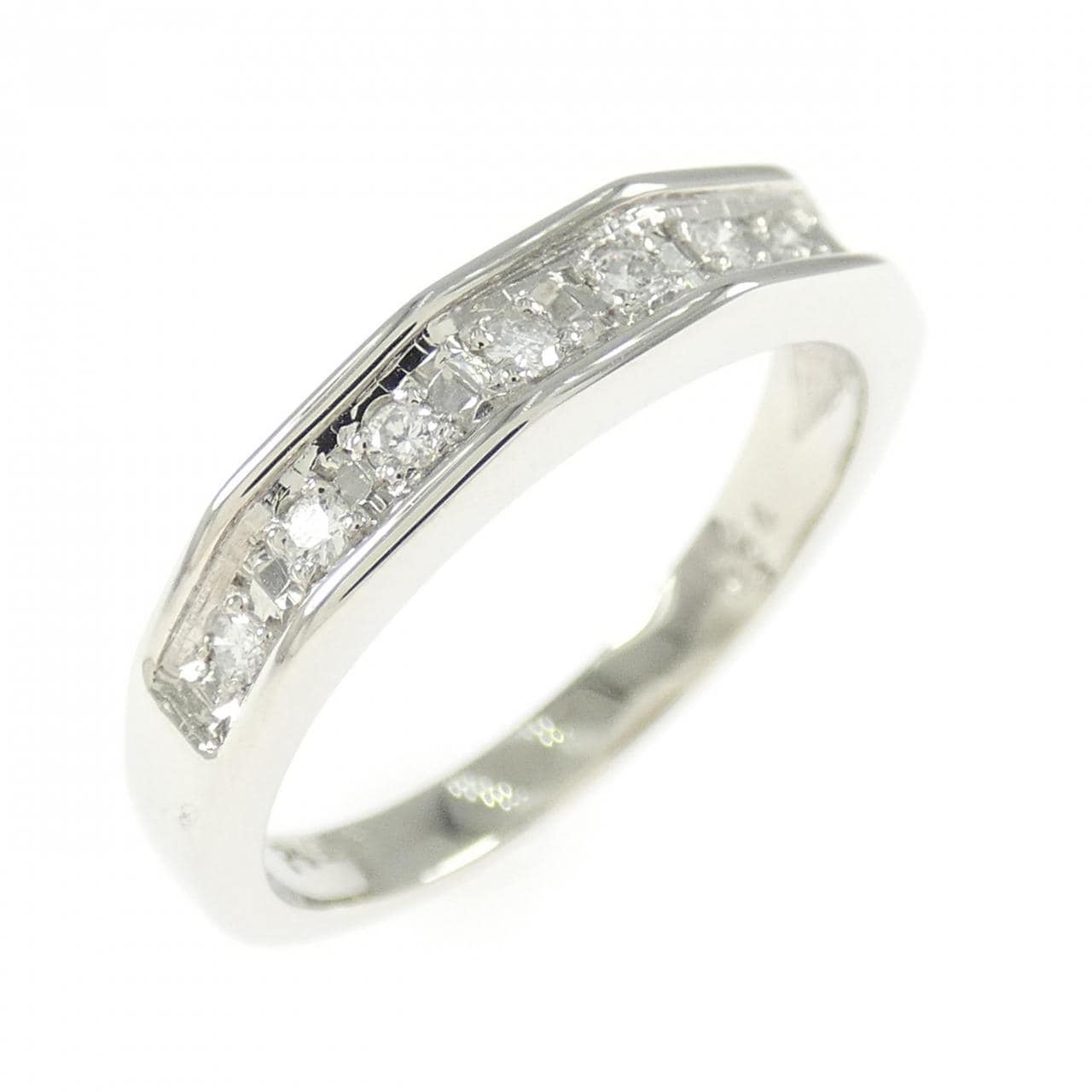 PT900 Diamond Ring 0.14CT