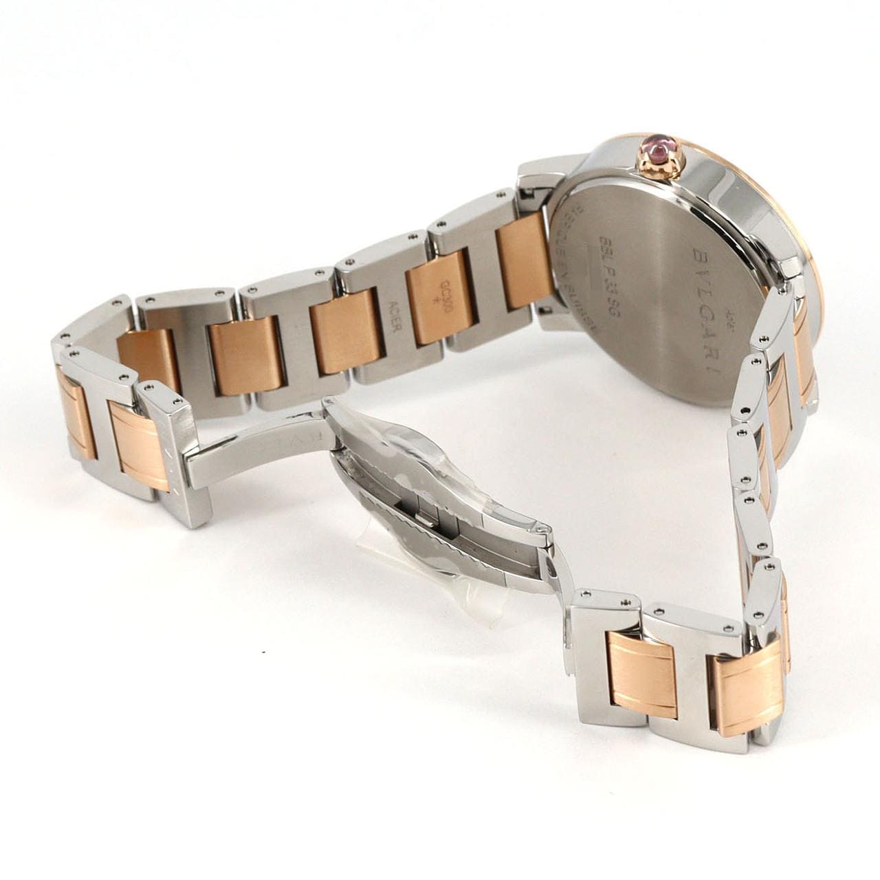 【新品】ブルガリ ブルガリブルガリ PGコンビ･12P BBLP33SG/BBL33C11SPG/12 SSxPG 自動巻