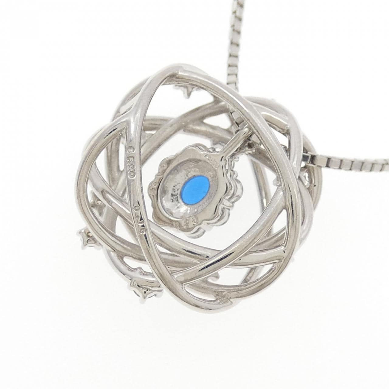 PT900/PT850 2WAY アウイナイト ネックレス 0.122CT