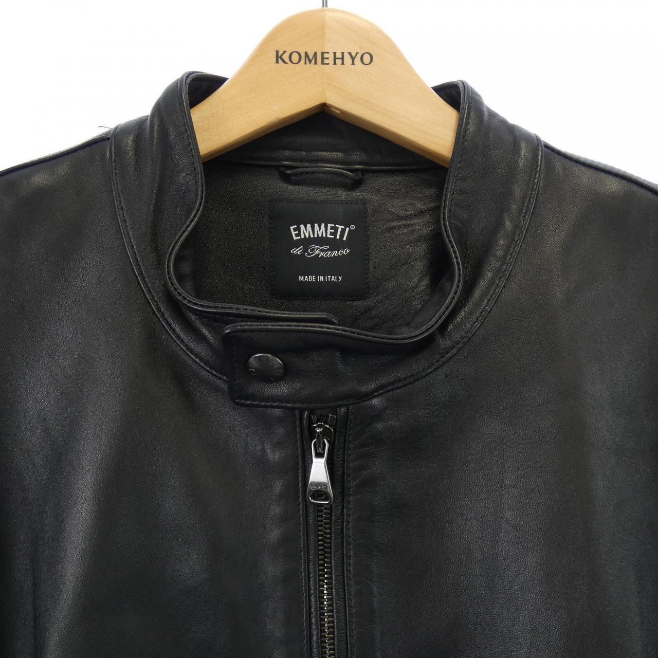 Enmety EMMETIgiappone-078皮革骑士夹克