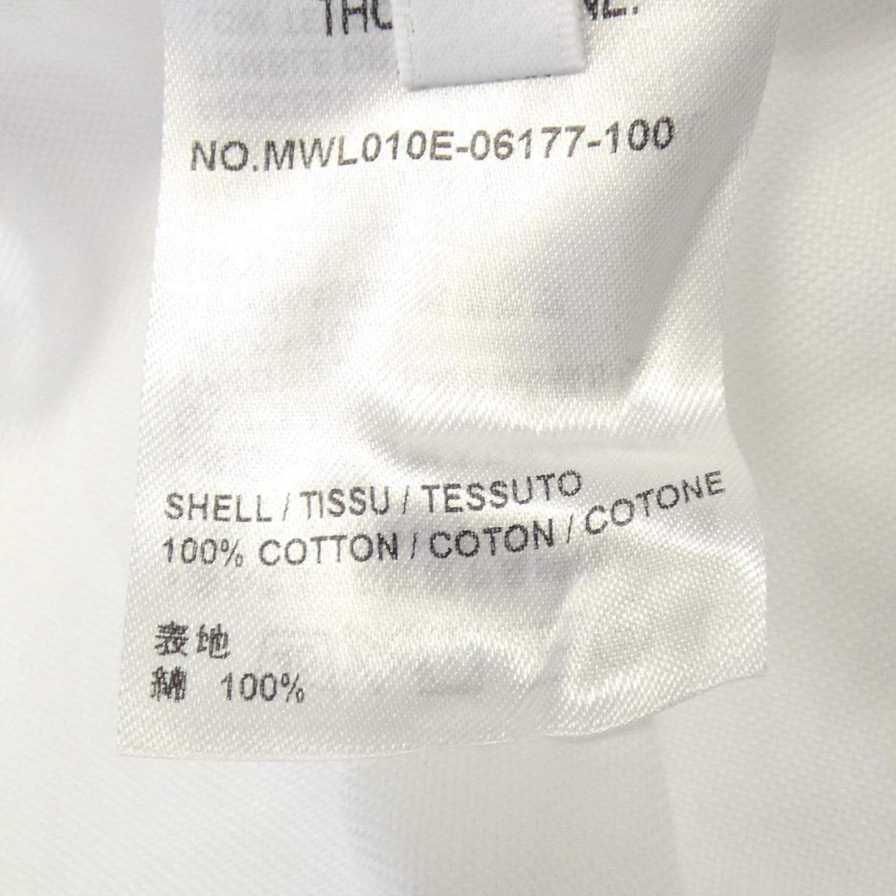 THOM BROWNE湯姆·布朗 MWL010E-06177-100 襯衫