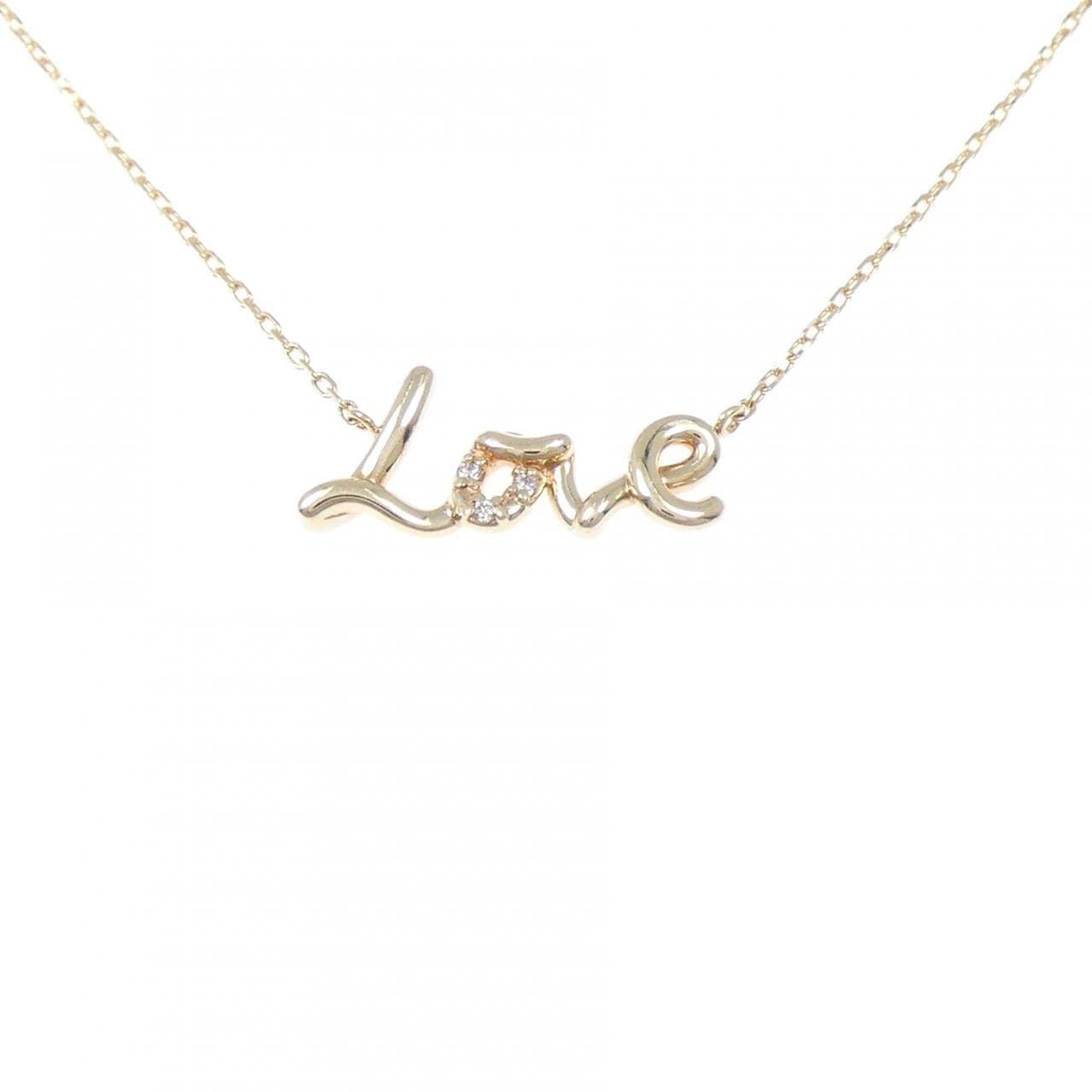 K10YG ダイヤモンド ネックレス 0.01CT