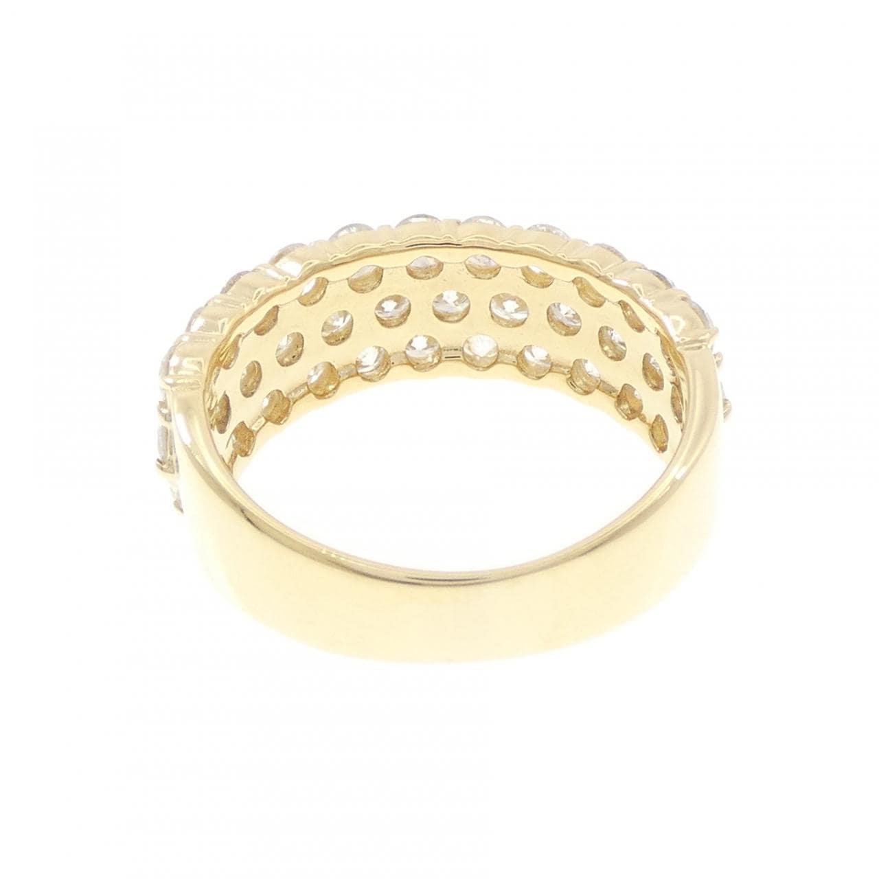 K18YG パヴェ ダイヤモンド リング 2.00CT