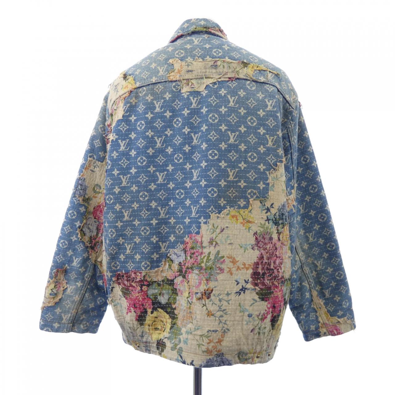 ルイヴィトン LOUIS VUITTON デストロイドワークウェアデニムジャケット HNA90WJF0 ジャケット