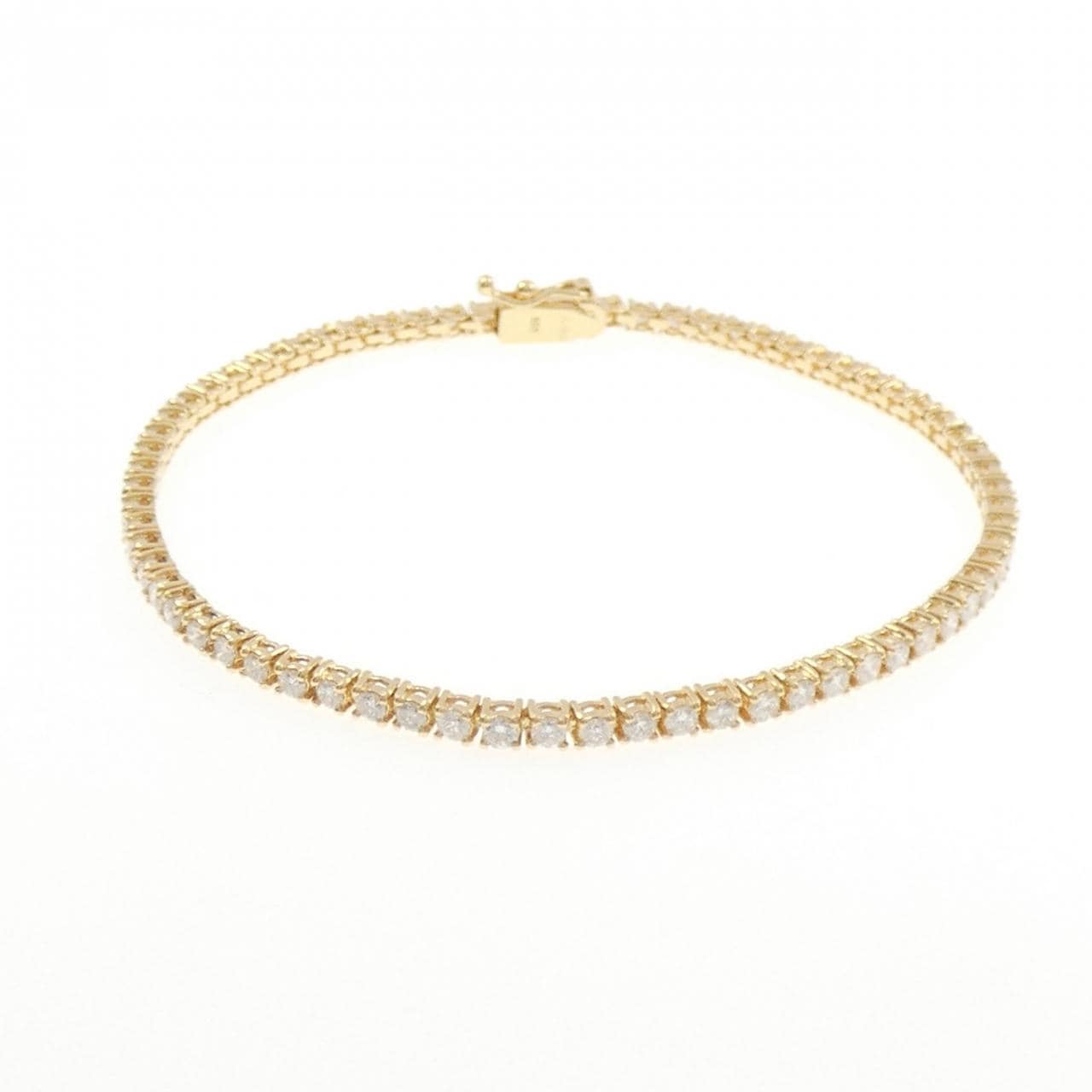 K18YG ダイヤモンド ブレスレット 2.00CT