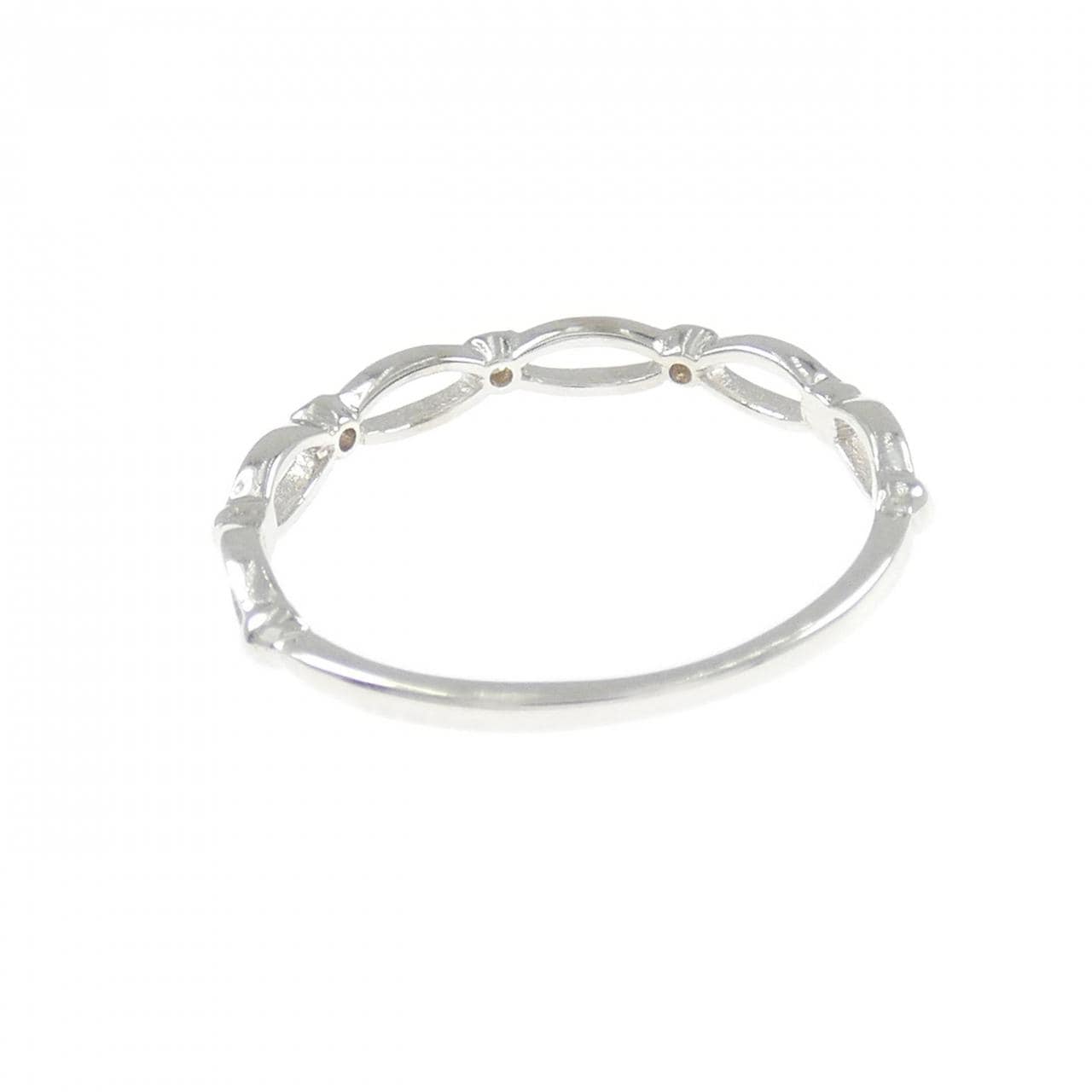 K18WG ダイヤモンド リング 0.02CT