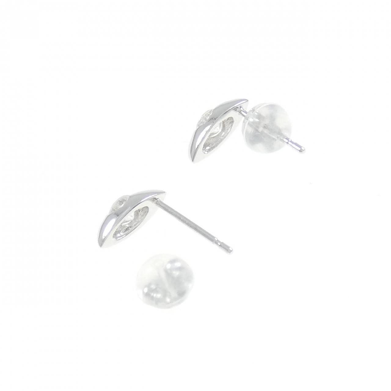 K18WG ダイヤモンド ピアス 0.32CT
