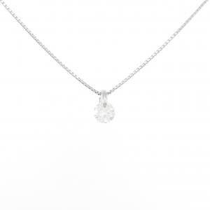 PT900/PT850 ソリティア ダイヤモンド ネックレス 0.511CT