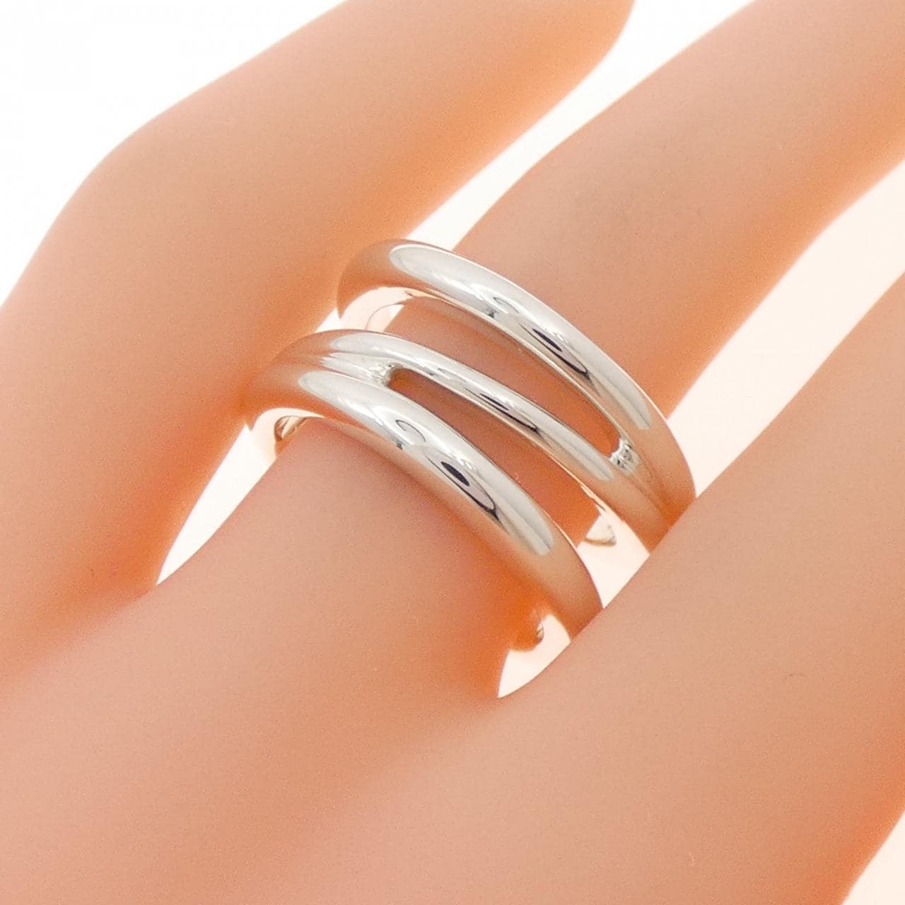 ティファニー オープンダイアグナル リング