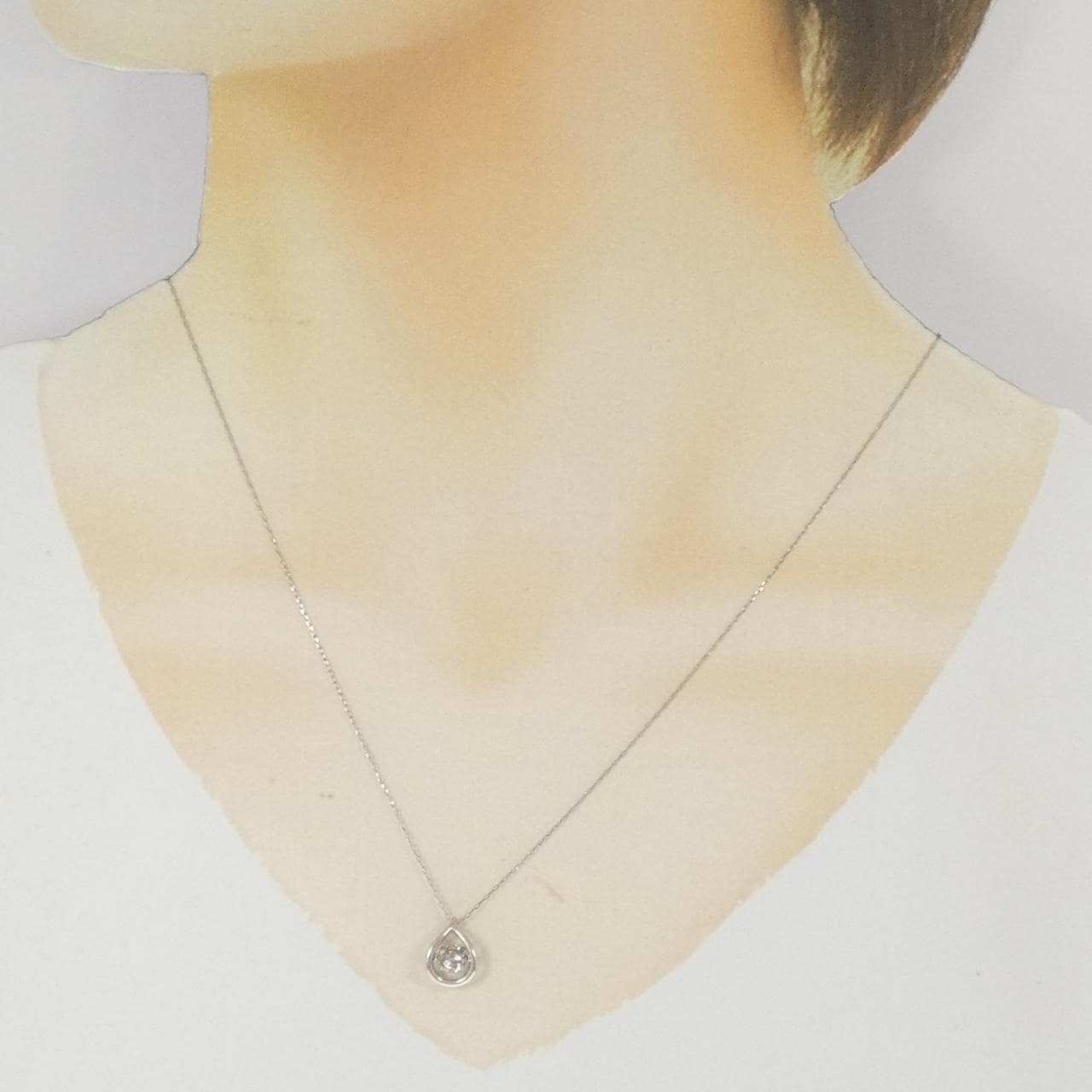 PT900 ダイヤモンド ネックレス 0.30CT