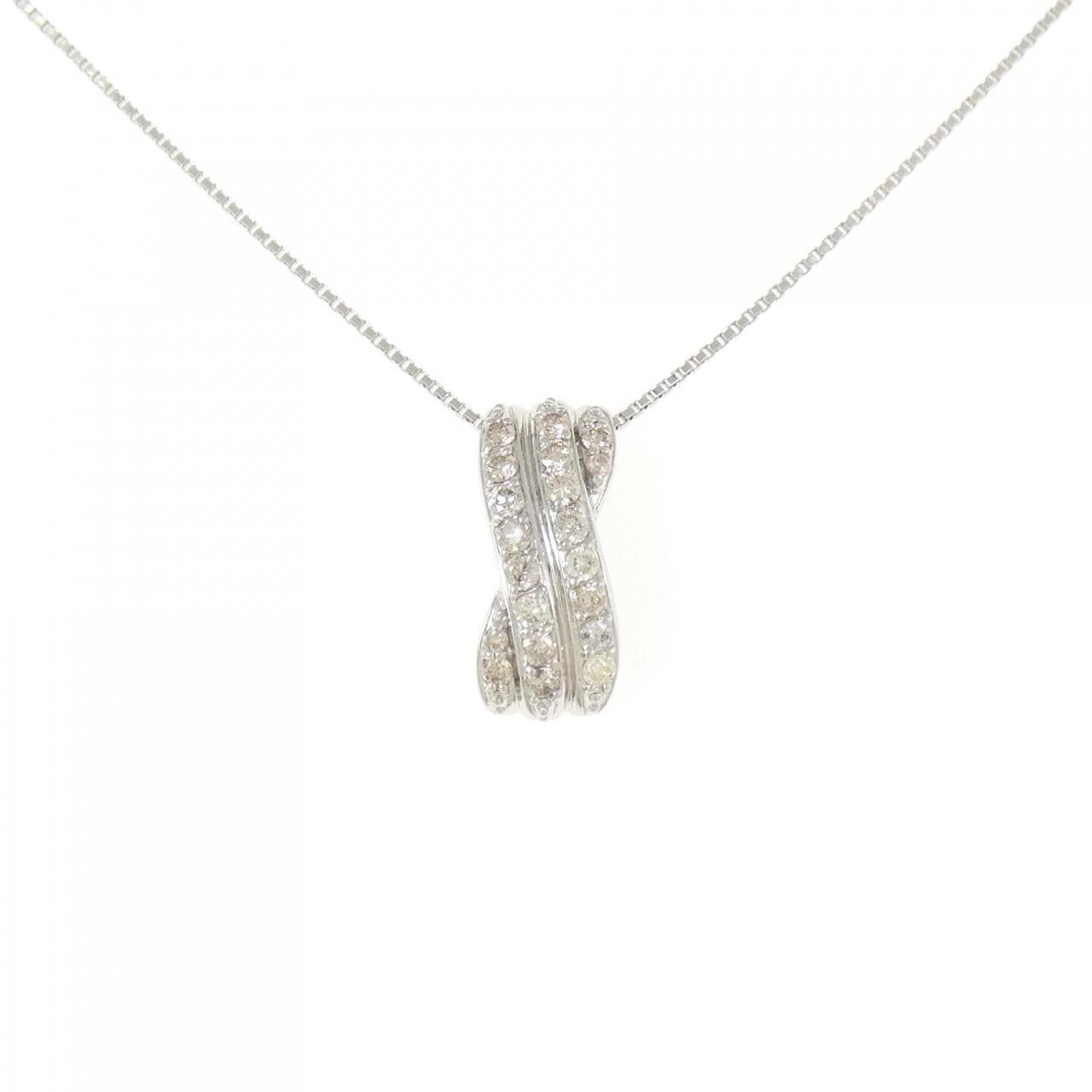 PT900/PT850 ダイヤモンド ネックレス 1.00CT