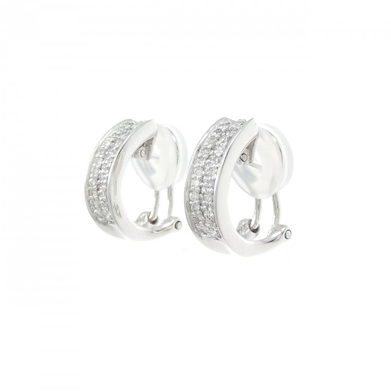 K18WG ダイヤモンド ピアス/イヤリング 0.50CT