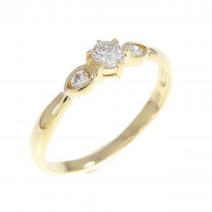 K18YG ダイヤモンド リング 0.20CT