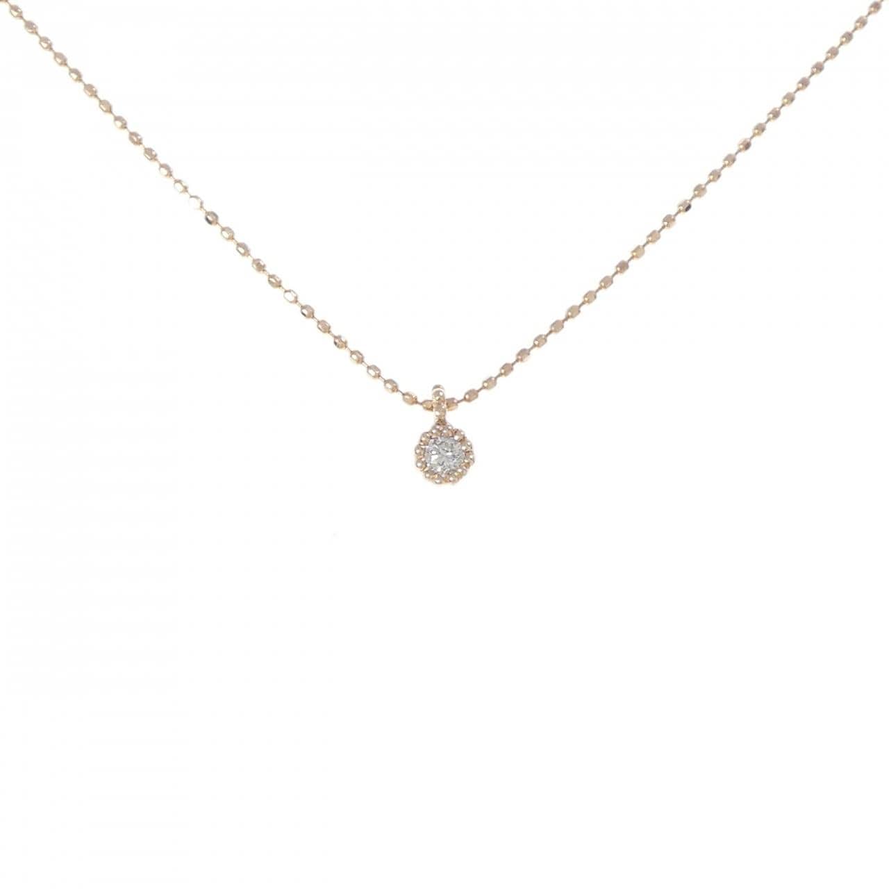 K10PG ダイヤモンド ネックレス 0.05CT