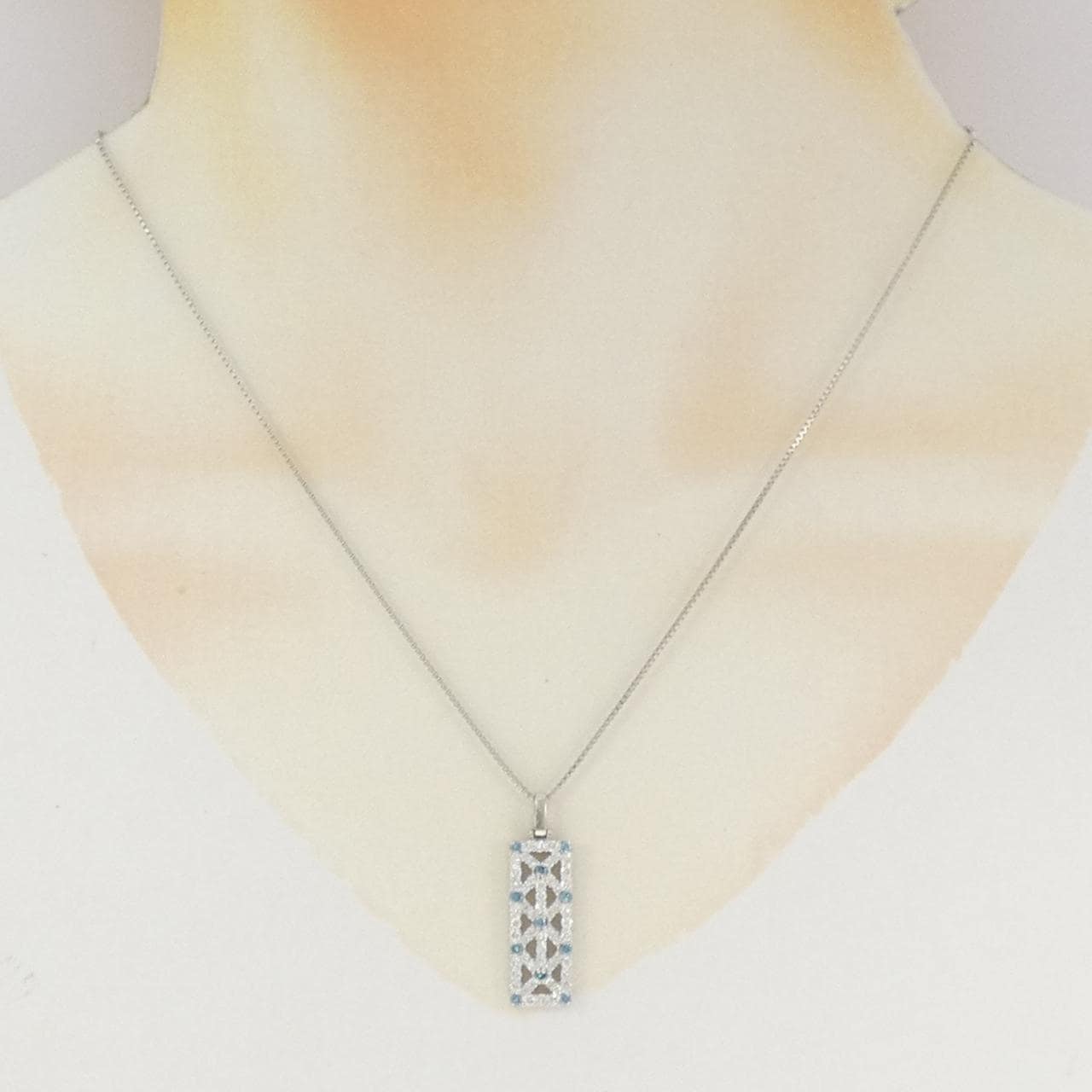 PT900/PT850 ダイヤモンド ネックレス 0.80CT