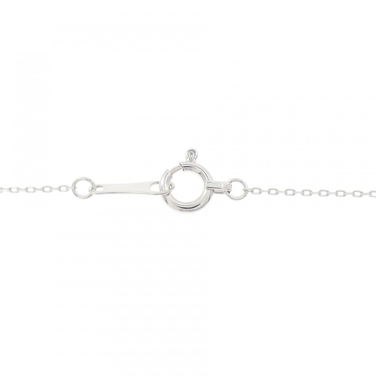 K18WG ダイヤモンド ネックレス 0.08CT
