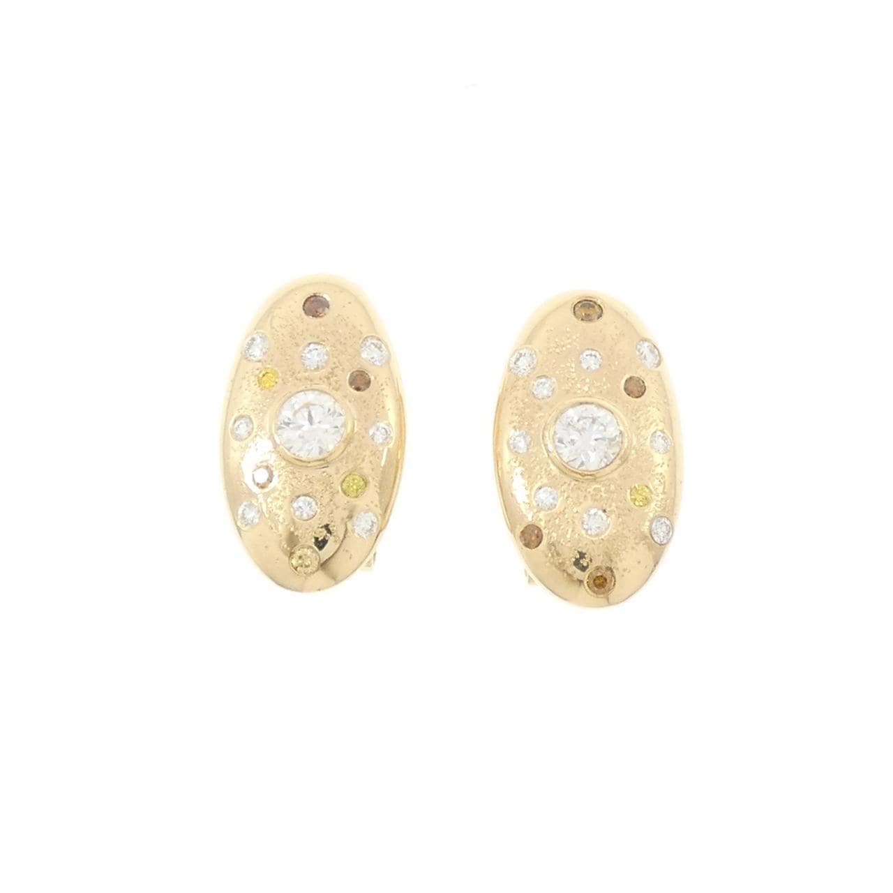 K18YG ダイヤモンド イヤリング 0.348CT