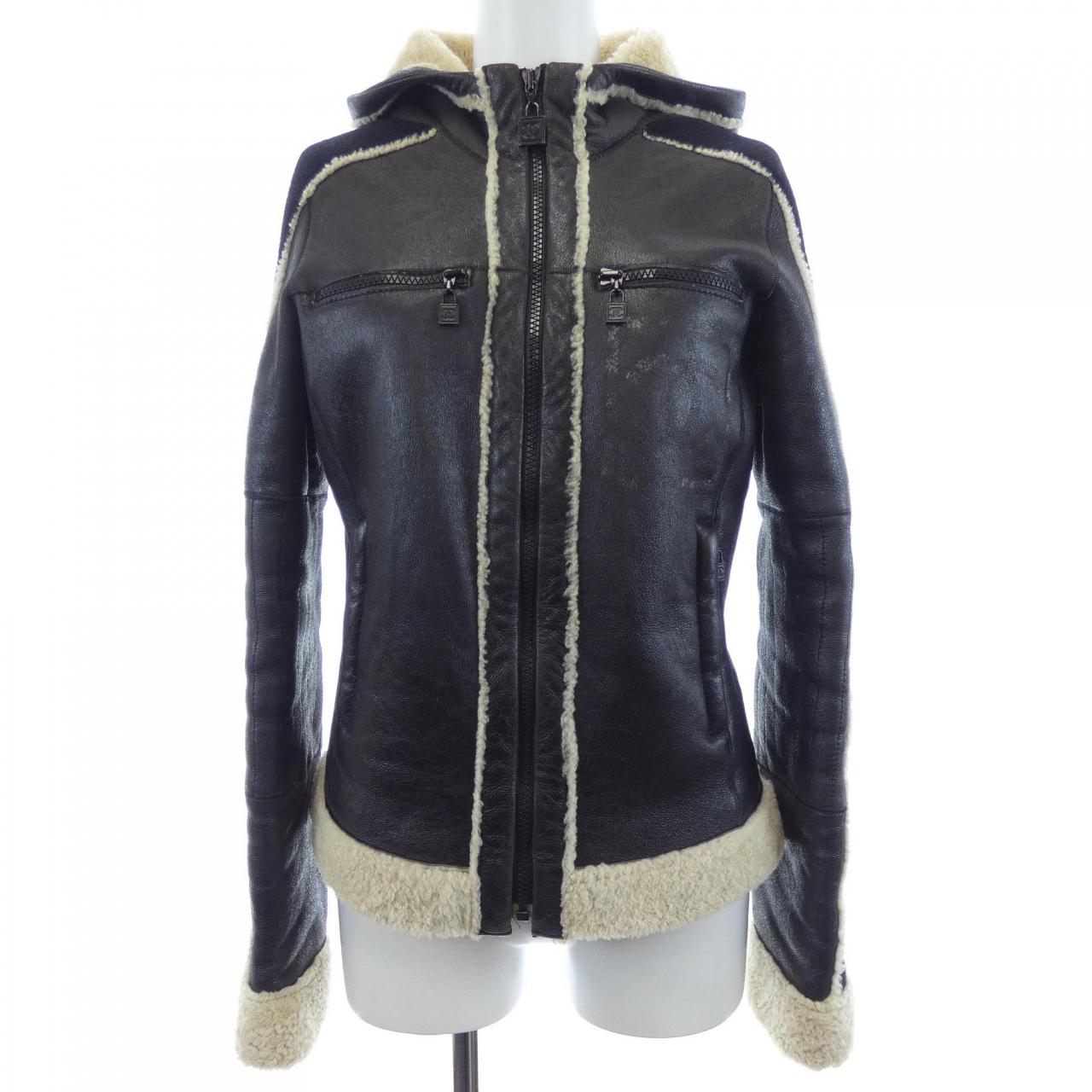 シャネル CHANEL P33734W04172 08A ムートンジャケット