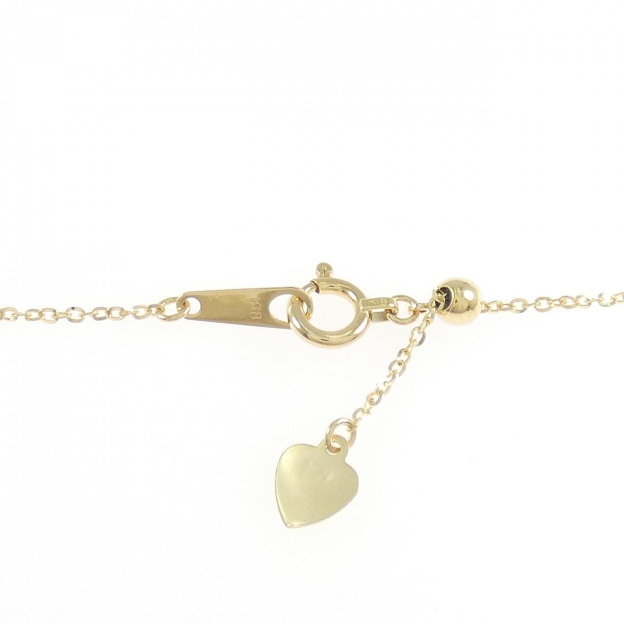 K18YG 白蝶パール ネックレス 12.7mm