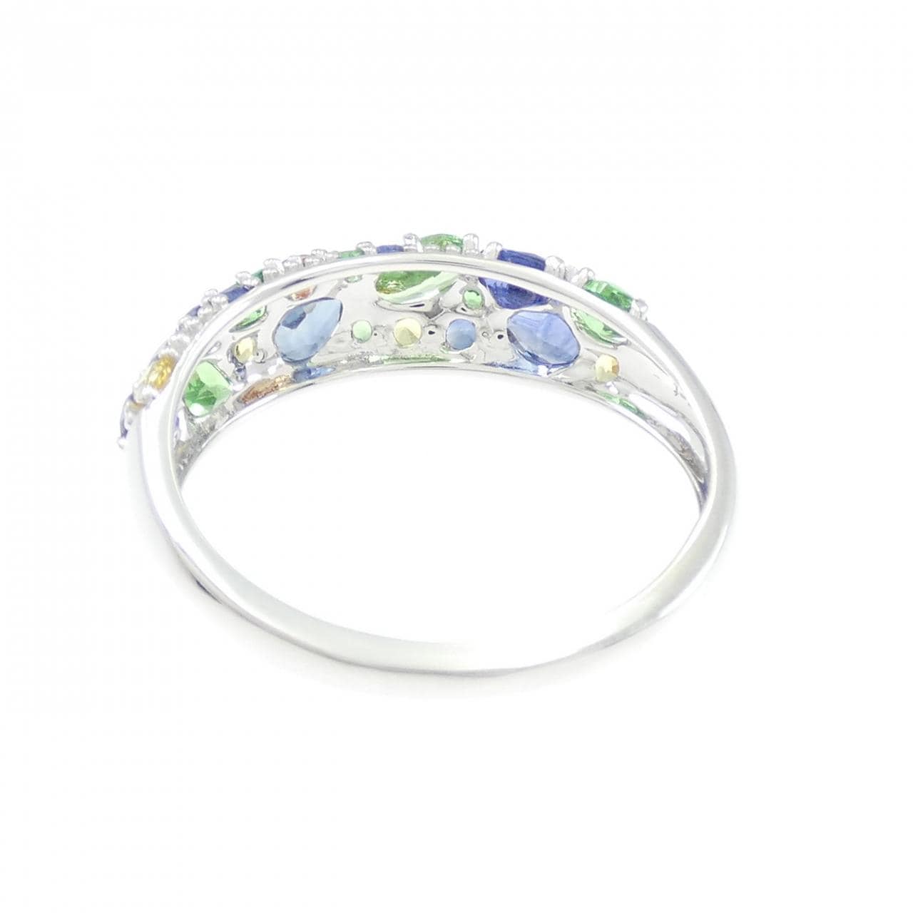 K18WG蓝宝石戒指1.30CT