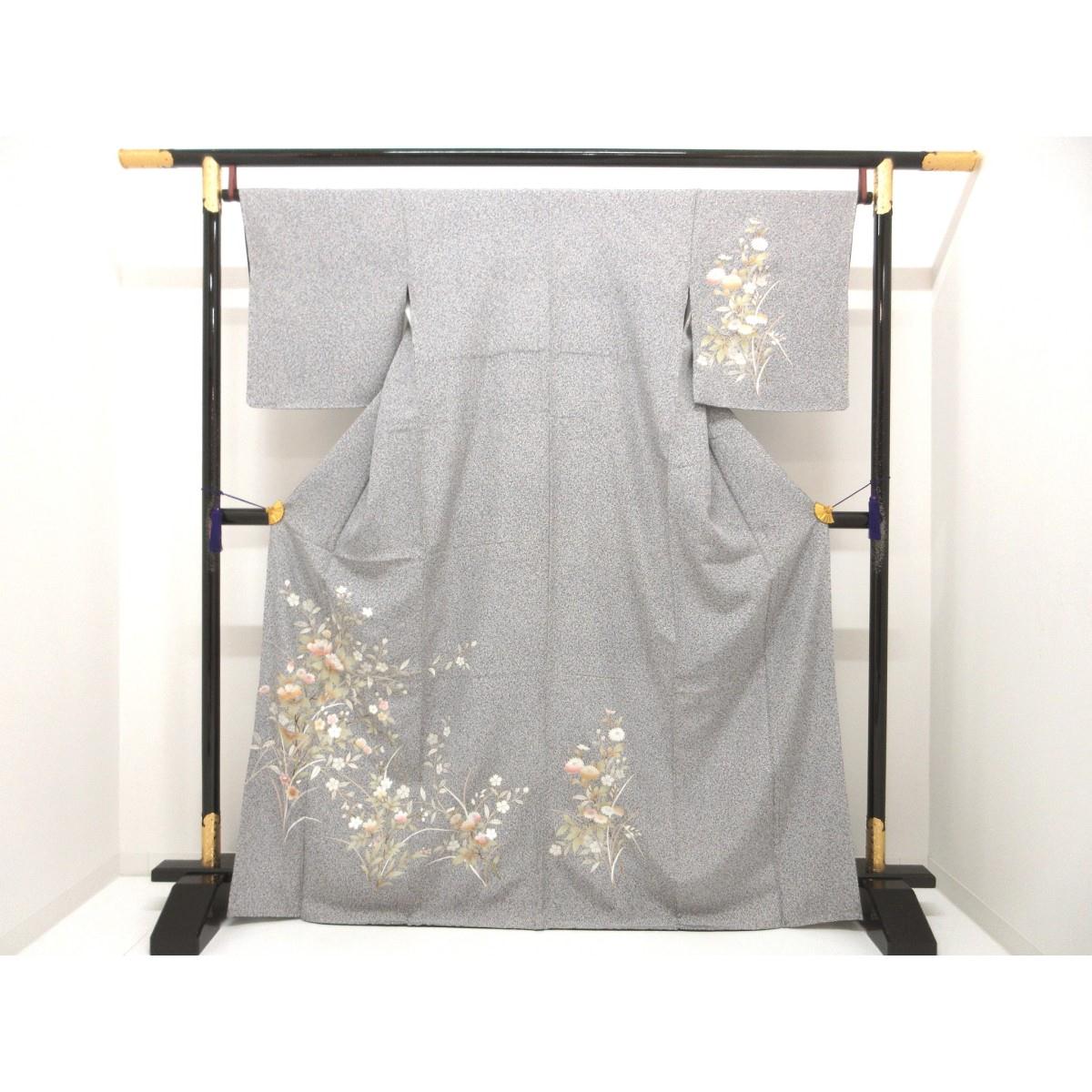 【未使用品】訪問着　友禅金彩加工