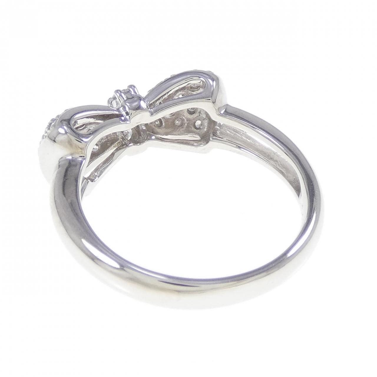 PT900 リボン ダイヤモンド リング 0.31CT