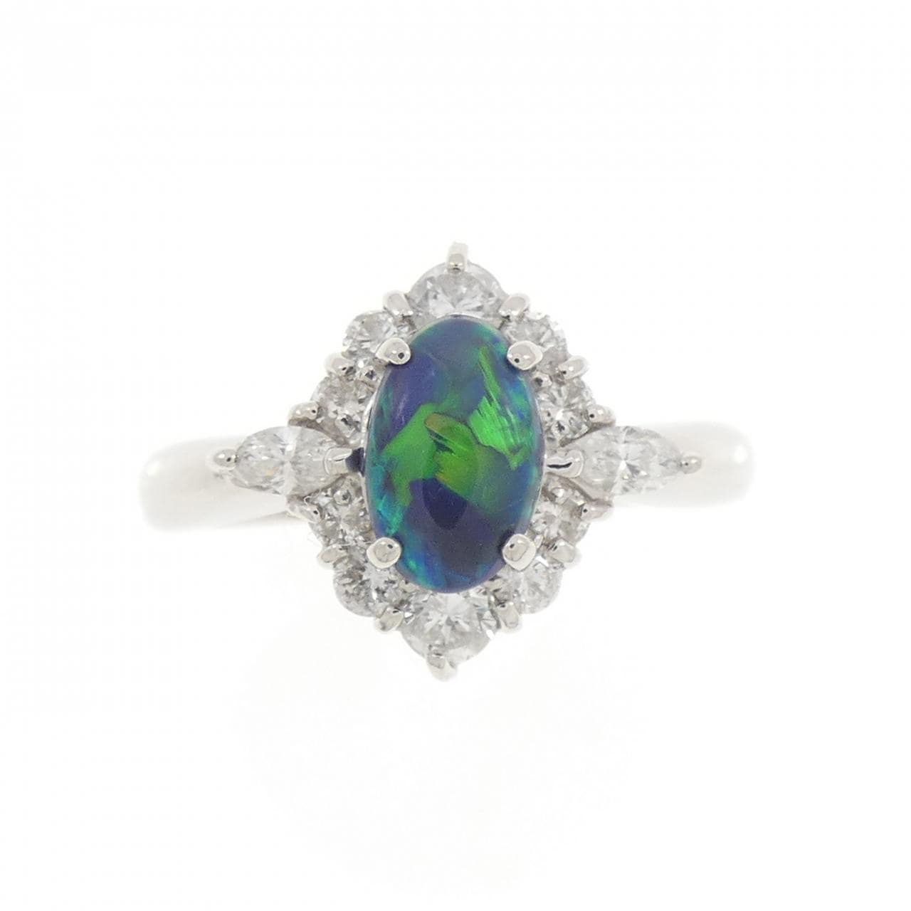 PT900 ブラックオパール リング 0.78CT