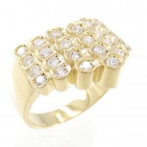 K18YG ダイヤモンド リング 0.57CT