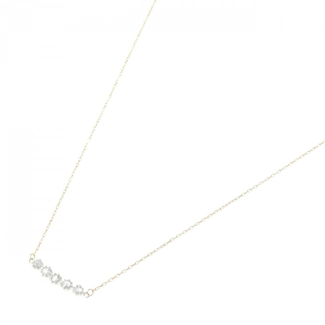 K18YG/K18WG钻石项链 0.09CT