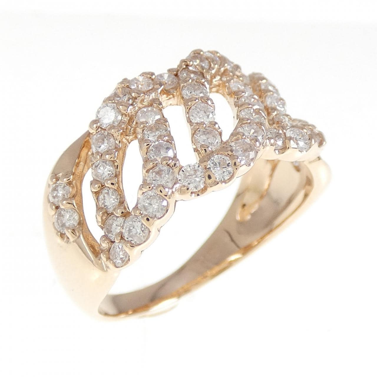 K18PG ダイヤモンド リング 1.00CT