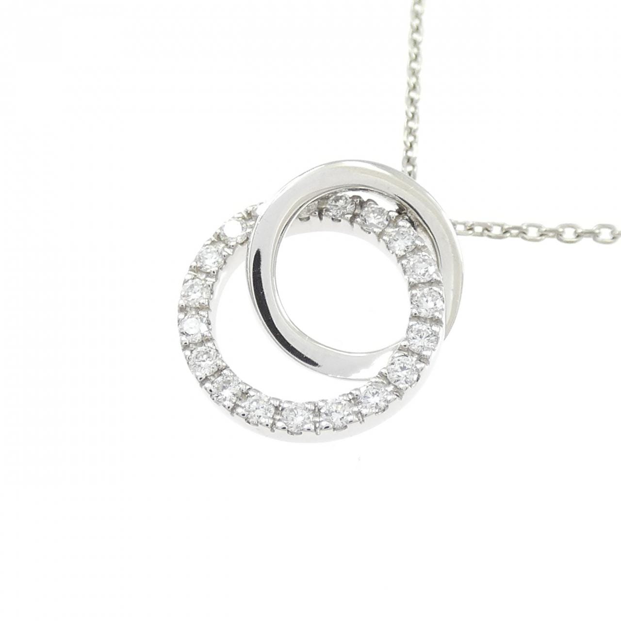 ヴァンドーム ダイヤモンド ネックレス 0.13CT