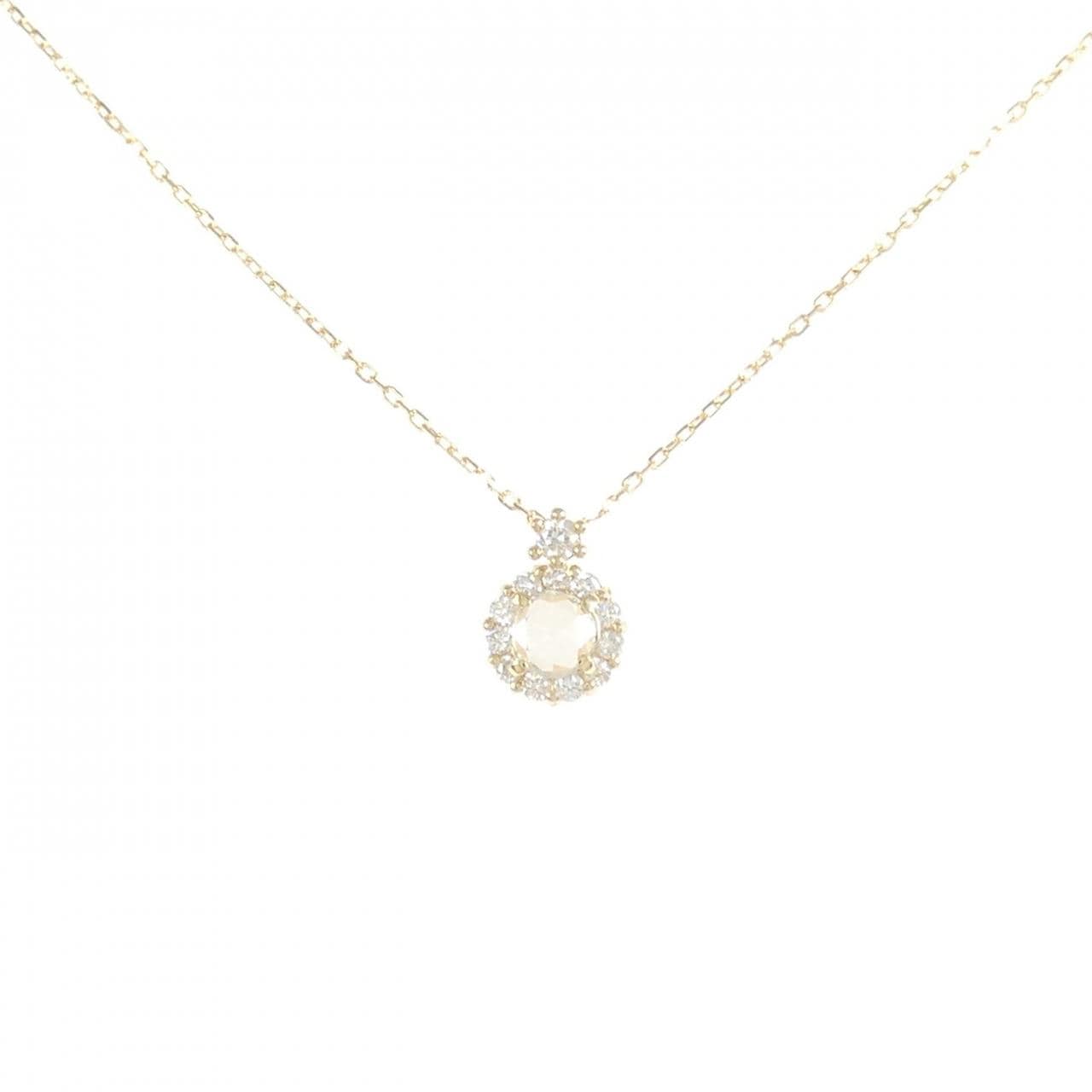 K18YG ダイヤモンド ネックレス 0.20CT