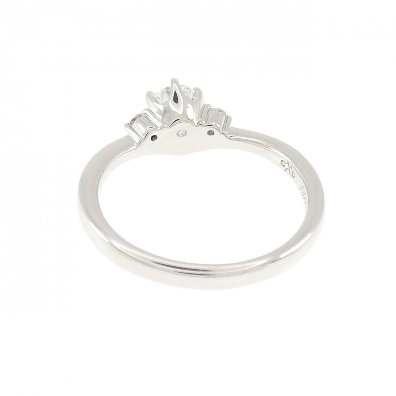 PT950 ダイヤモンド リング 0.32CT D VVS1 3EXT