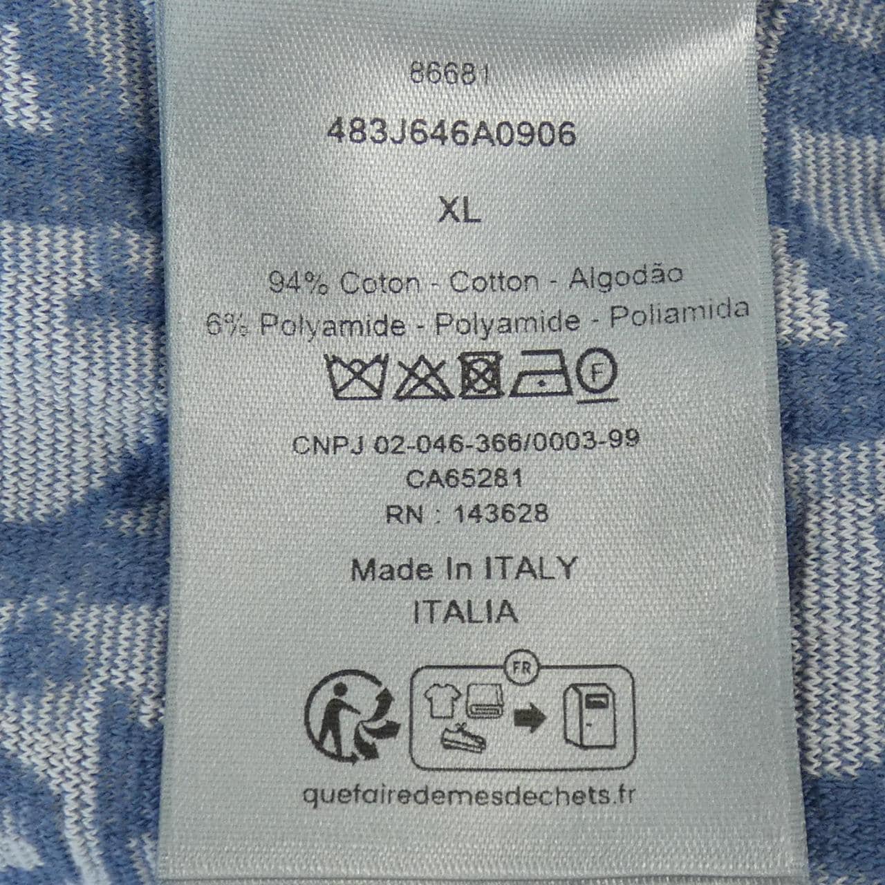 ディオール DIOR オブリーク OBLIQUE 483J646A0906 Tシャツ