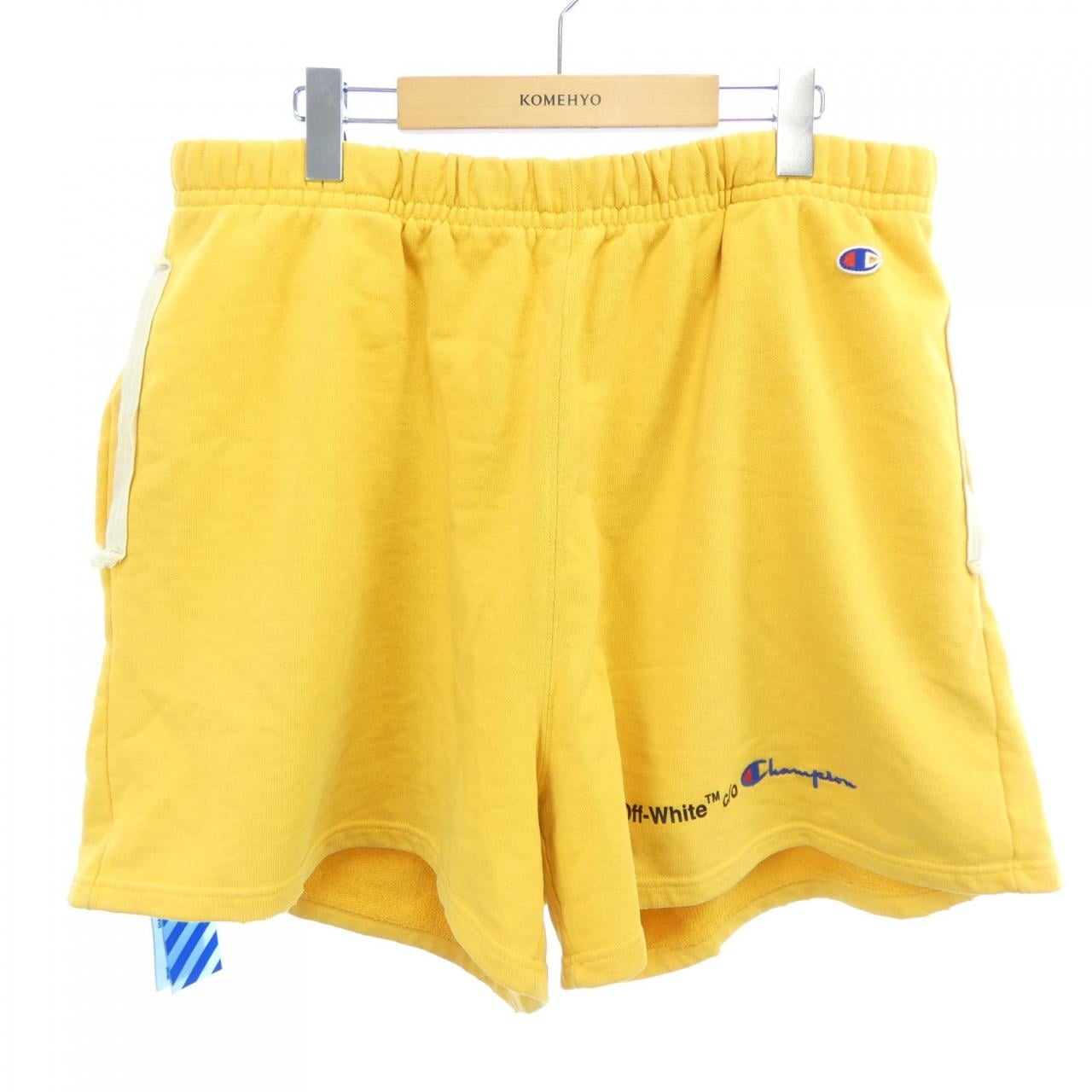オフホワイト OFF-WHITE CHAMPION ショートパンツ