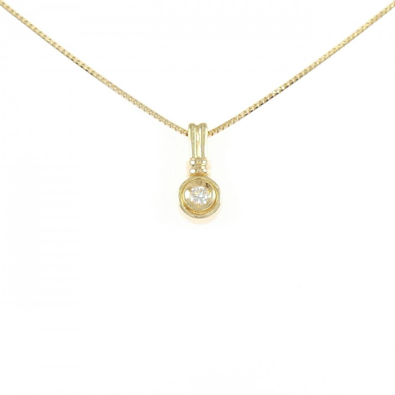 K18YG ダイヤモンド ネックレス 0.05CT