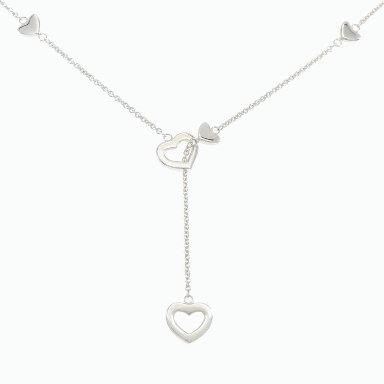 TIFFANY Heart Link Lariat Necklace