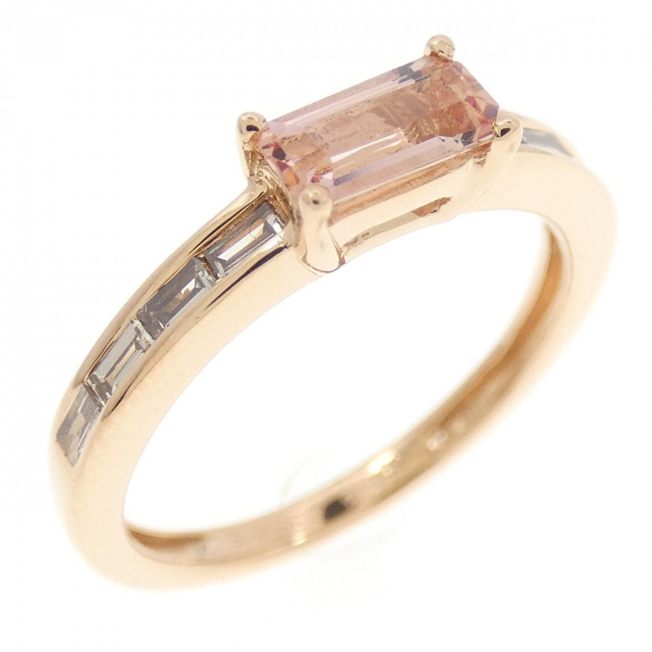 K18PG インペリアルトパーズ リング 0.35CT