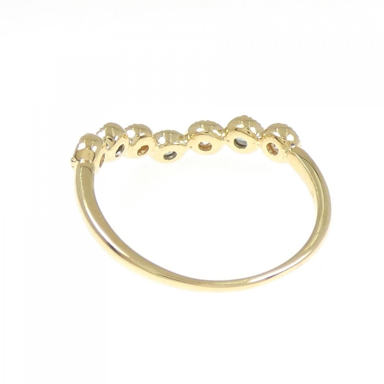 K18YG アレキサンドライト リング 0.24CT