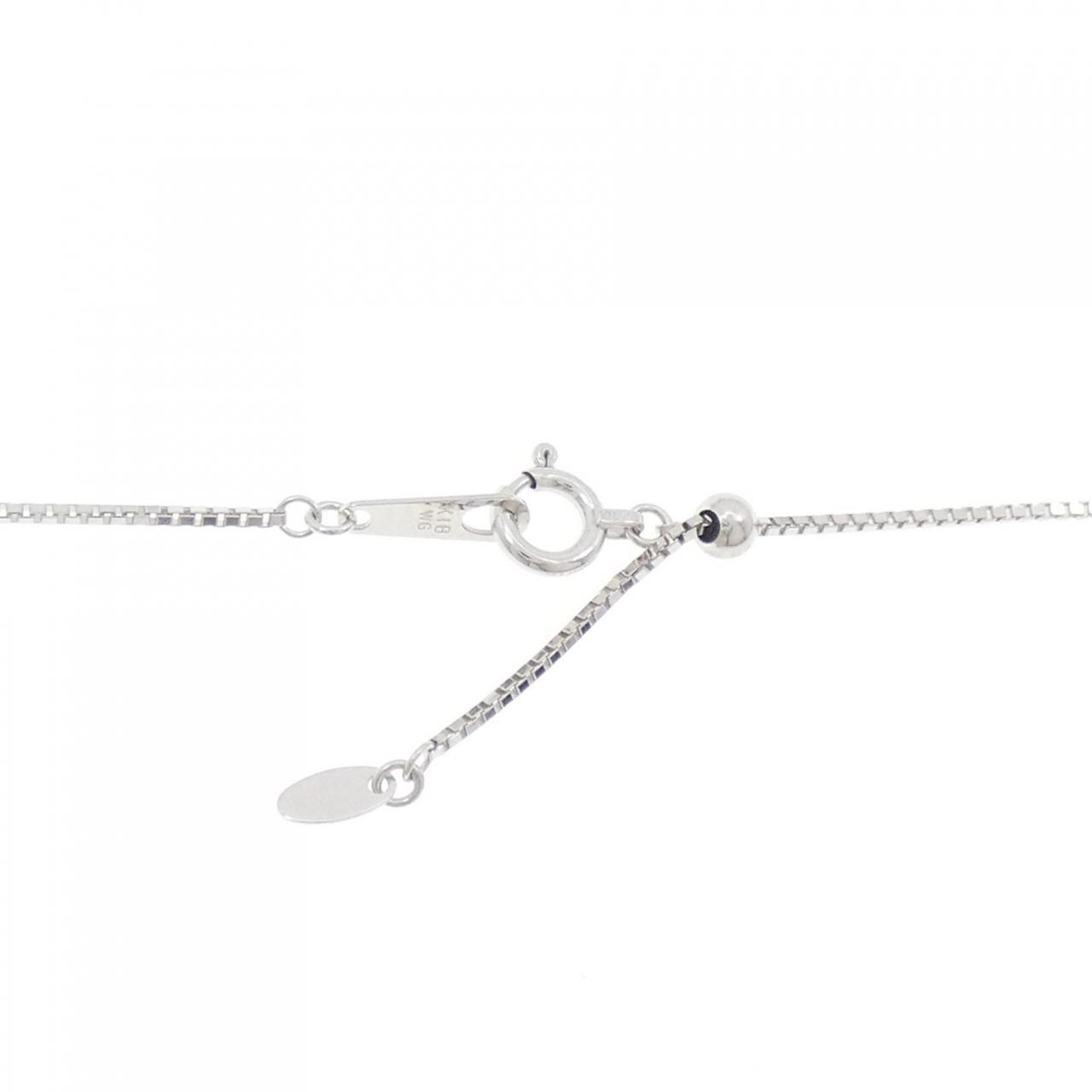 K14WG/K18WG ダイヤモンド ネックレス 0.28CT