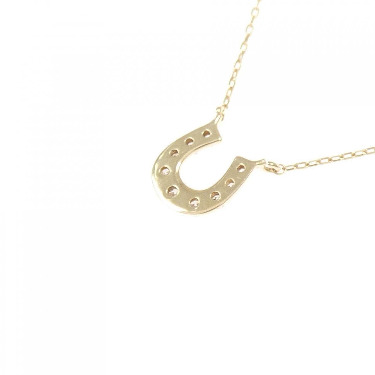 エテ ホースシュー ダイヤモンド ネックレス