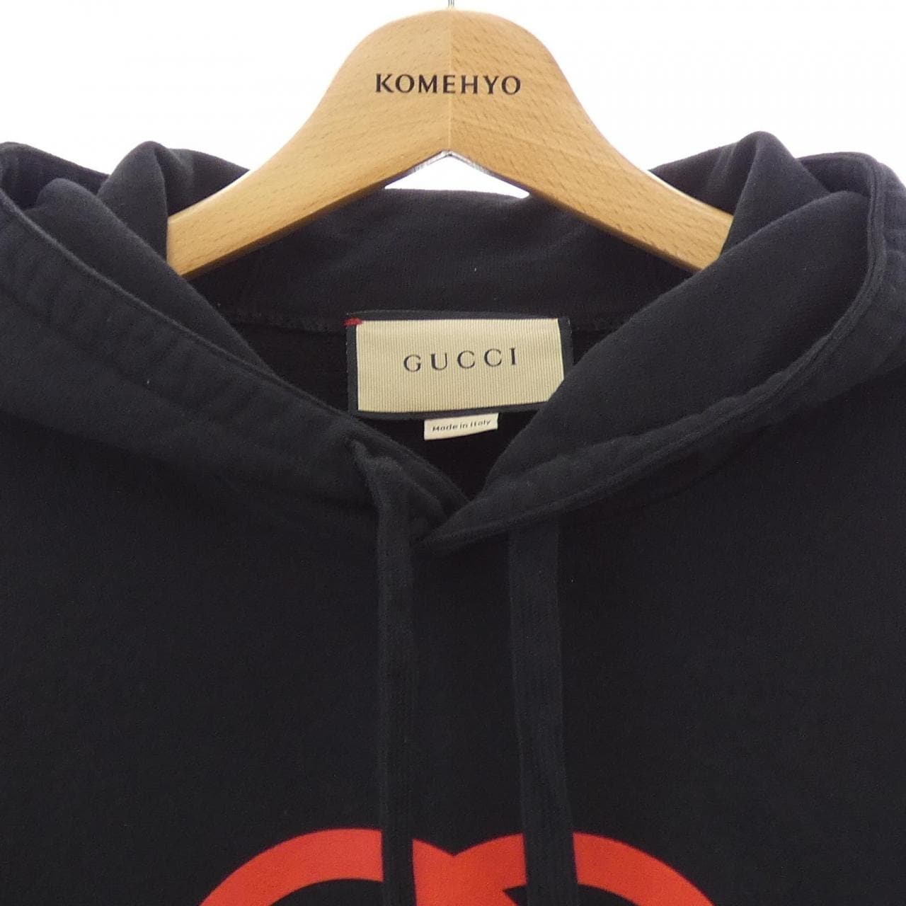 グッチ GUCCI コットンジャージープリントフーデッドスウェットシャツ 721427 XJF5T パーカー