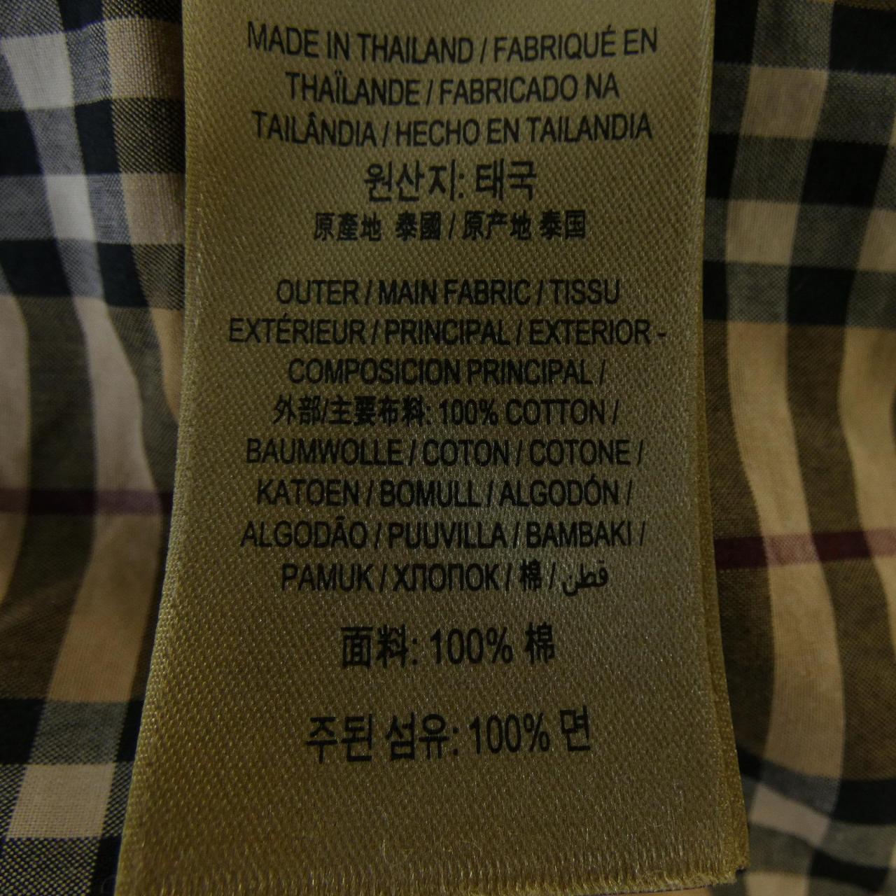 バーバリー BURBERRY 4067045 S／Sシャツ