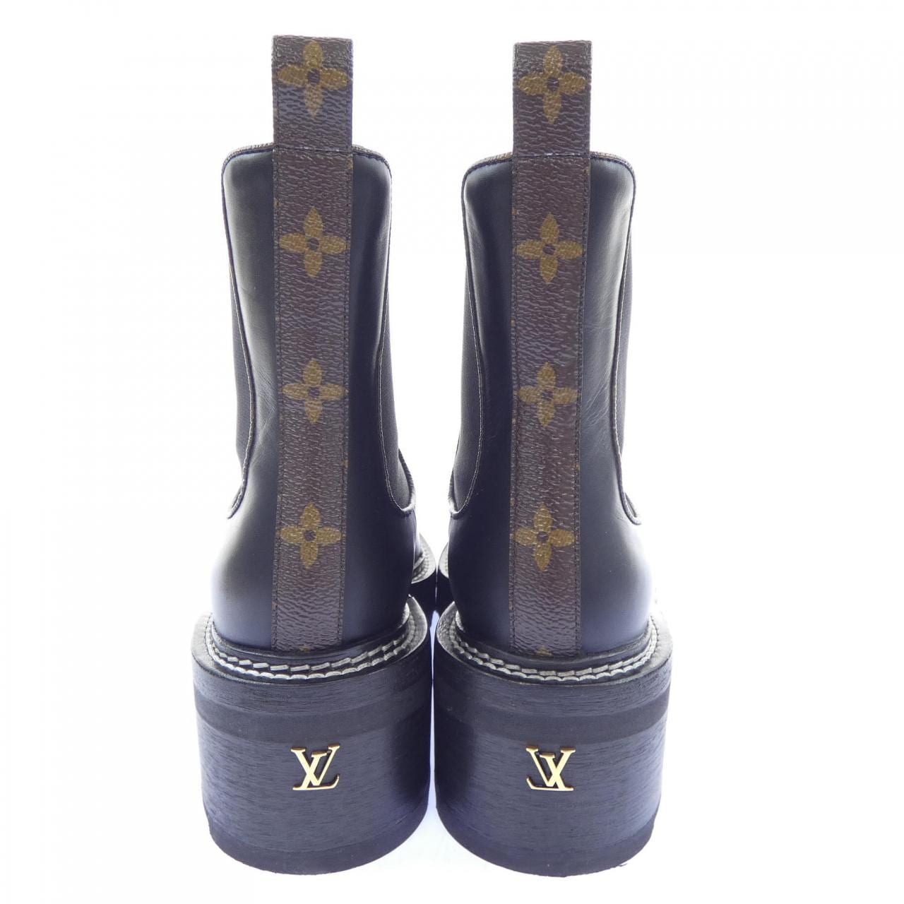 ルイヴィトン LOUIS VUITTON モノグラムキャンバスバックループ LVボブールライン ブーツ